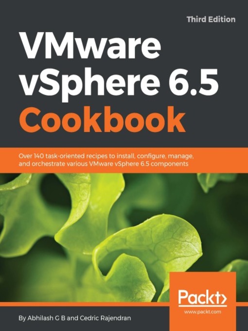 Title details for VMware vSphere 6.5 Cookbook by Abhilash G B - Available